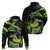 Jamaica Lightning Bolt Hoodie Proud of Jumieka Splash Style Black Color - Wonder Print Shop