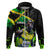 Jamaica Lightning Bolt Hoodie Proud of Jumieka Splash Style Black Color - Wonder Print Shop