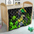 Jamaica Lightning Bolt Quilt Proud of Jumieka Splash Style Black Color