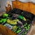 Jamaica Lightning Bolt Quilt Bed Set Proud of Jumieka Splash Style Black Color