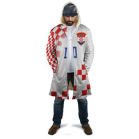 Custom Croatia National Football Cloak Dynamic Red Heritage Checkerboard Pattern