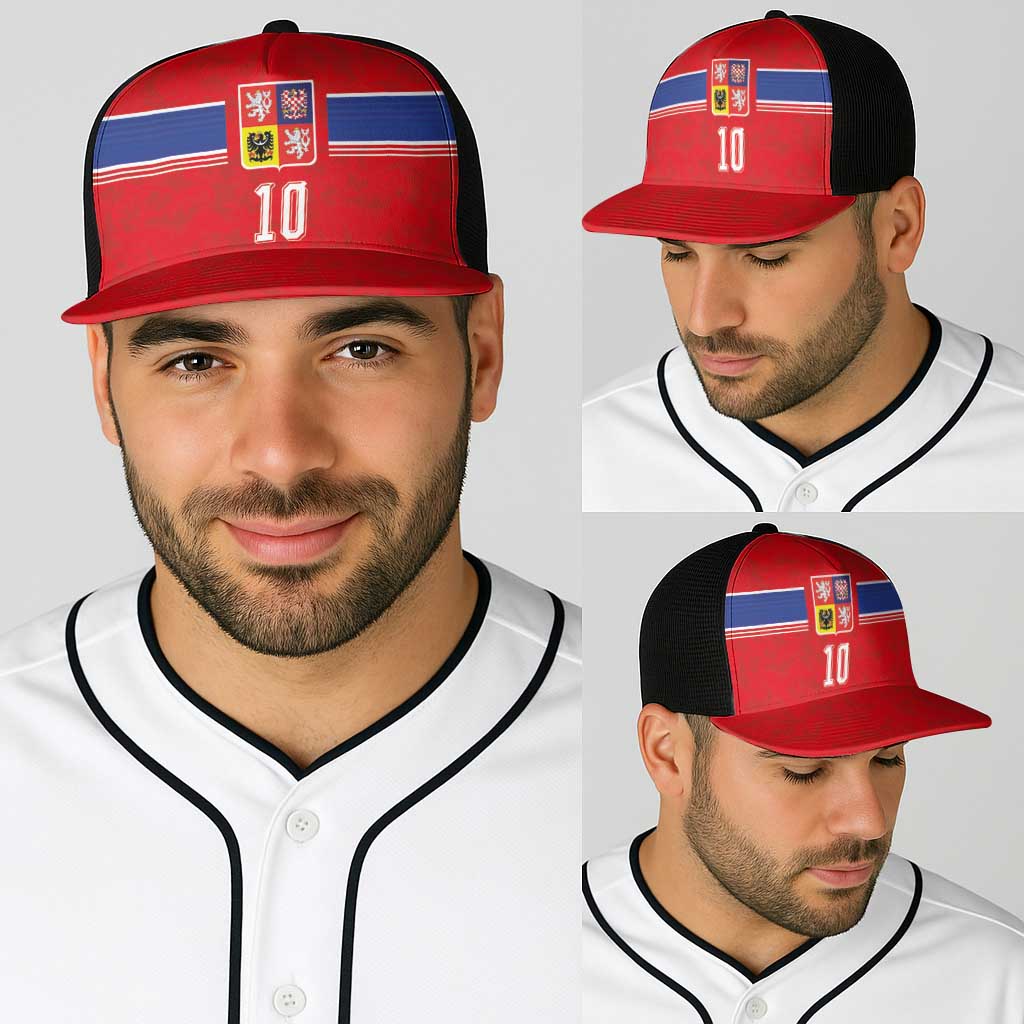 Custom Czech Football Baseball Net Cap Glory 2026-Sporty Style