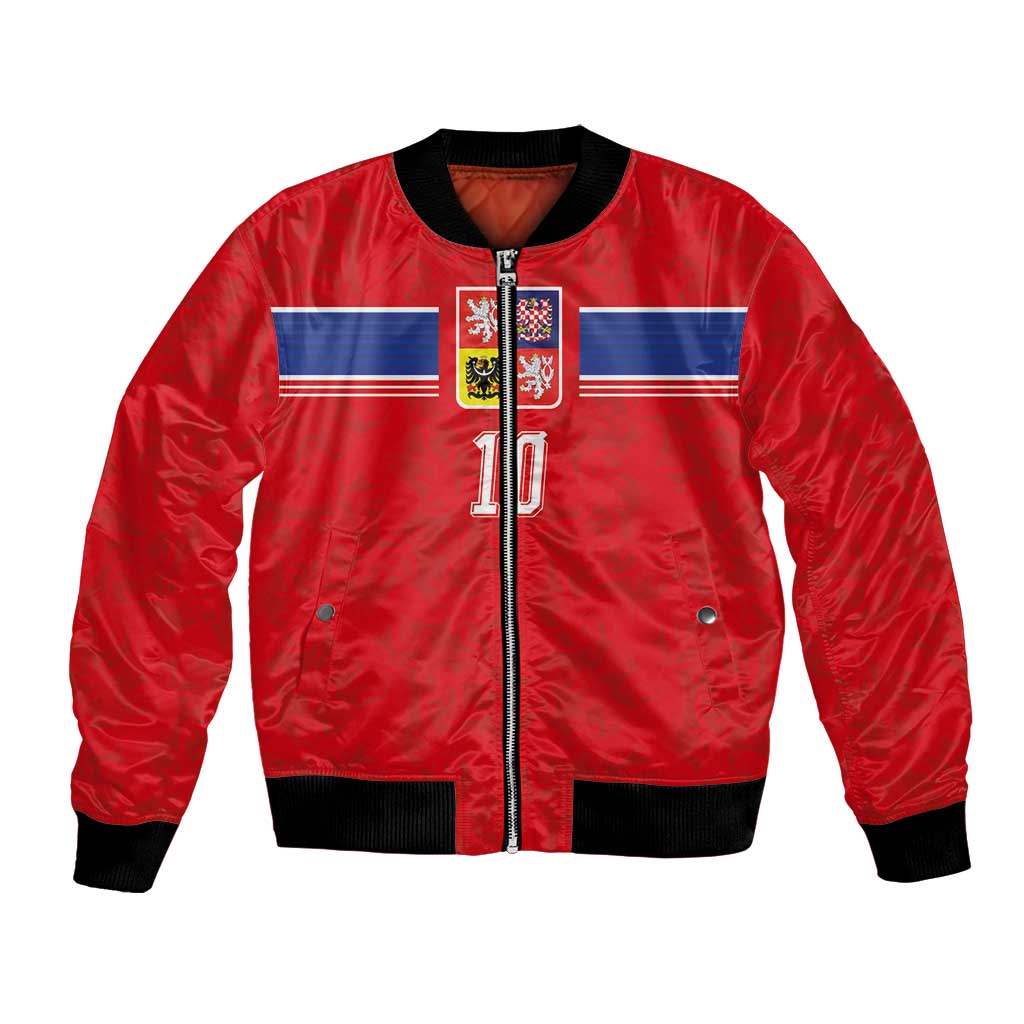 Custom Czech Football Bomber Jacket Glory 2026 Sporty Style