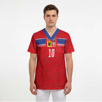 Custom Czech Football Scrub Top Glory 2026 Sporty Style