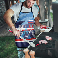 Slovenia Sport Fan Jersey Apron Broken Ice Style Patterns - Wonder Print Shop