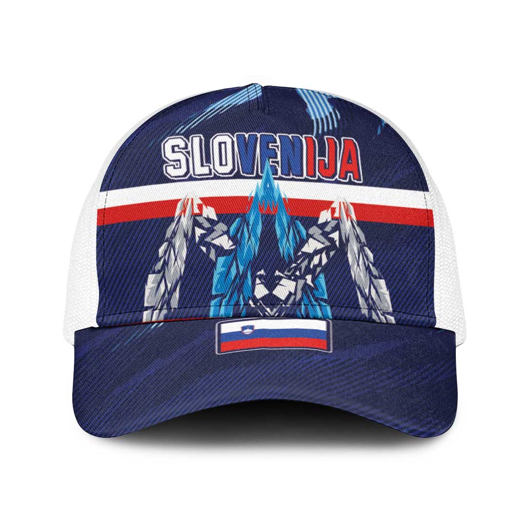 Slovenia Sport Fan Jersey Baseball Net Cap Broken Ice Style Patterns - Wonder Print Shop