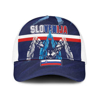 Slovenia Sport Fan Jersey Baseball Net Cap Broken Ice Style Patterns - Wonder Print Shop