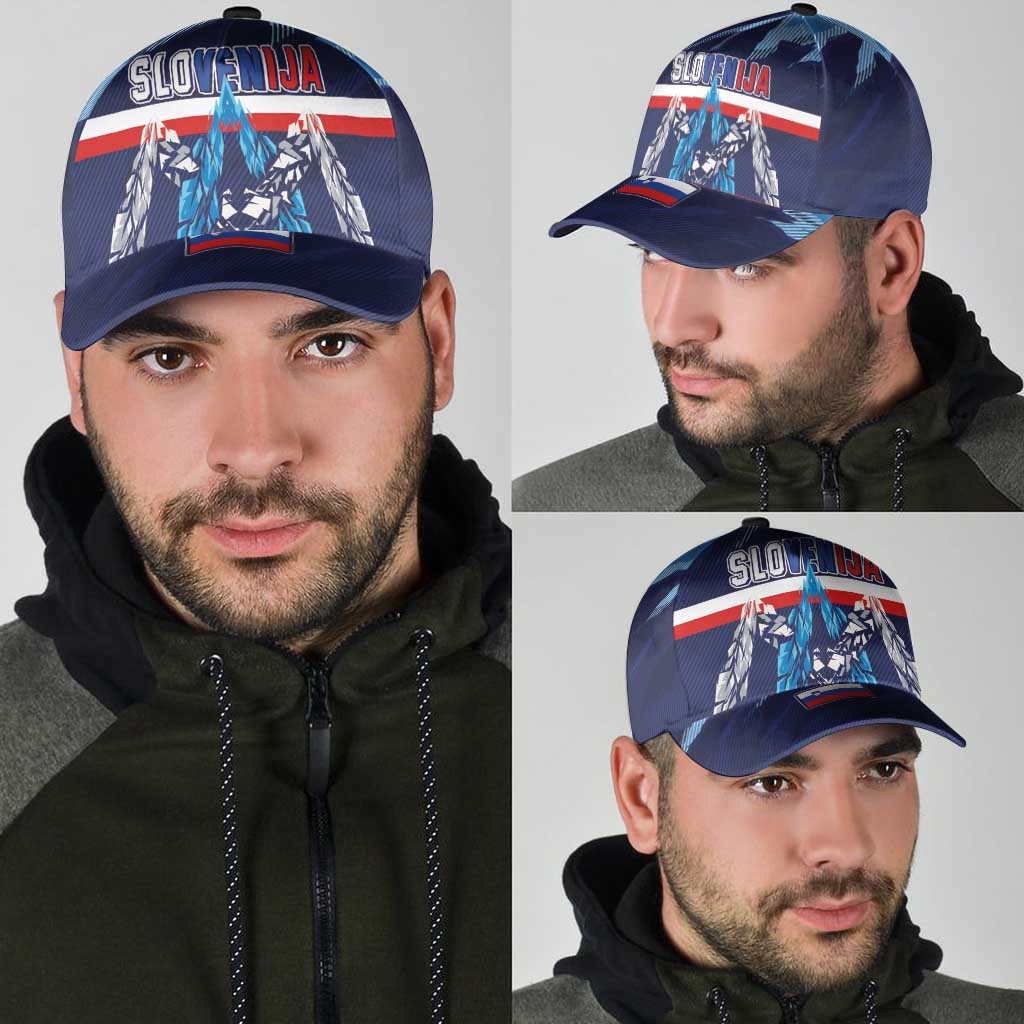 Slovenia Sport Fan Jersey Classic Cap Broken Ice Style Patterns - Wonder Print Shop