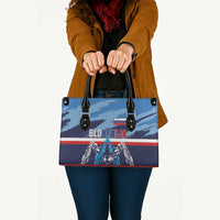 Slovenia Sport Fan Jersey Leather Bag Broken Ice Style Patterns - Wonder Print Shop