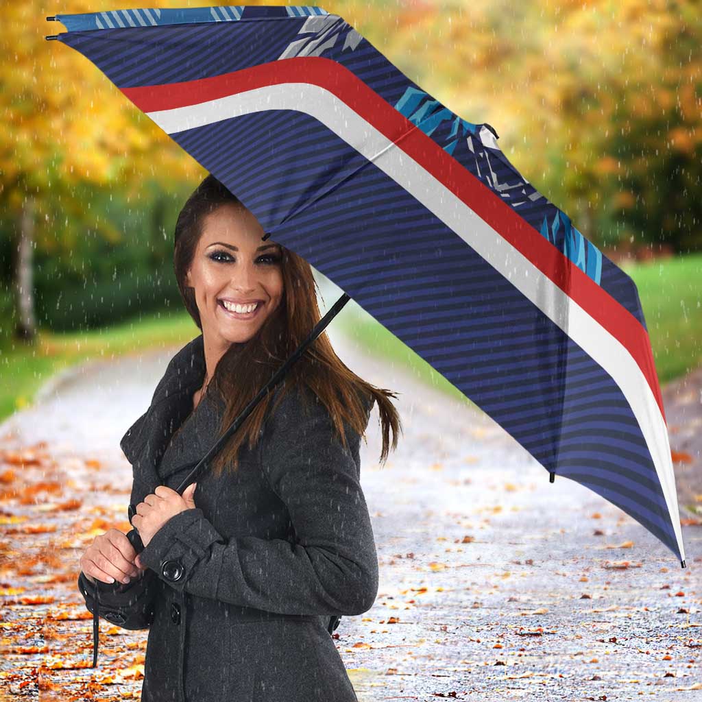 Slovenia Sport Fan Jersey Umbrella Broken Ice Style Patterns - Wonder Print Shop