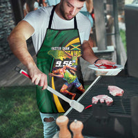 Jamaican Pride Apron 9.58 Seconds-Faster Than Lightning - Wonder Print Shop