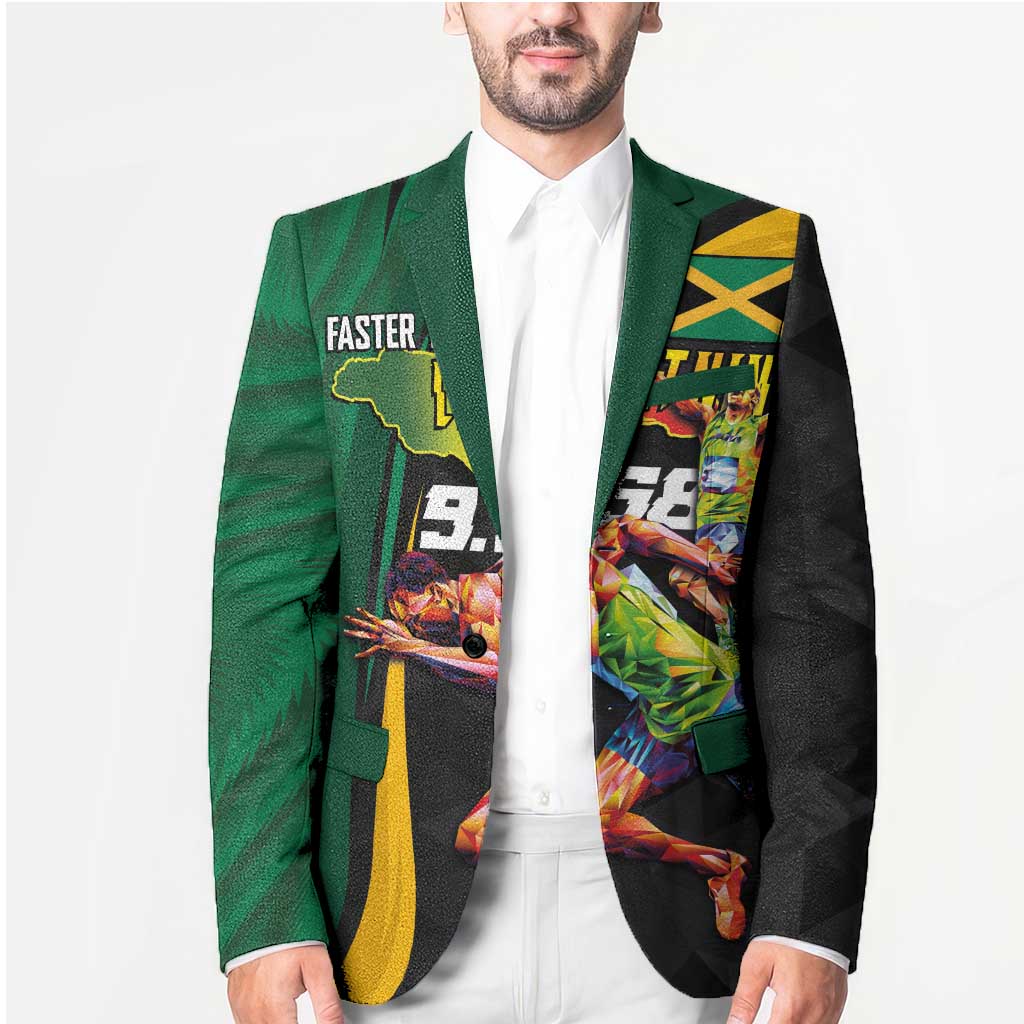Jamaican Pride Blazer 9.58 Seconds-Faster Than Lightning - Wonder Print Shop