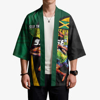 Jamaican Pride Kimono 9.58 Seconds-Faster Than Lightning - Wonder Print Shop