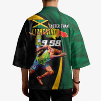 Jamaican Pride Kimono 9.58 Seconds-Faster Than Lightning - Wonder Print Shop
