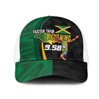 Jamaican Pride Mesh Trucker Cap 9.58 Seconds-Faster Than Lightning - Wonder Print Shop