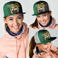 Jamaican Pride Mesh Trucker Cap 9.58 Seconds-Faster Than Lightning - Wonder Print Shop