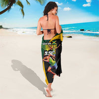 Jamaican Pride Sarong 9.58 Seconds-Faster Than Lightning - Wonder Print Shop