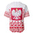 Polish Christmas Baseball Jersey - Poland Emblem and Lachy Sadeckie Pattern - Wonder Print Shop