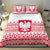 Polish Christmas Bedding Set - Poland Emblem and Lachy Sadeckie Pattern - Wonder Print Shop