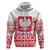 Polish Christmas Hoodie - Poland Emblem and Lachy Sadeckie Pattern - Wonder Print Shop