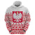 Polish Christmas Hoodie - Poland Emblem and Lachy Sadeckie Pattern - Wonder Print Shop