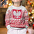 Polish Christmas Kid Ugly Christmas Sweater - Poland Emblem and Lachy Sadeckie Pattern - Wonder Print Shop