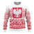 Polish Christmas Ugly Christmas Sweater - Poland Emblem and Lachy Sadeckie Pattern - Wonder Print Shop