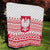 Polish Christmas Quilt - Poland Emblem and Lachy Sadeckie Pattern - Wonder Print Shop