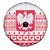 Polish Christmas Spare Tire Cover - Poland Emblem and Lachy Sadeckie Pattern - Wonder Print Shop