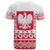 Polish Christmas T Shirt - Poland Emblem and Lachy Sadeckie Pattern - Wonder Print Shop