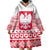 Polish Christmas Wearable Blanket Hoodie - Poland Emblem and Lachy Sadeckie Pattern - Wonder Print Shop