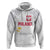 Custom Polish Football Jersey Zip Hoodie Polska Eagle Athletic Soccer - Wonder Print Shop