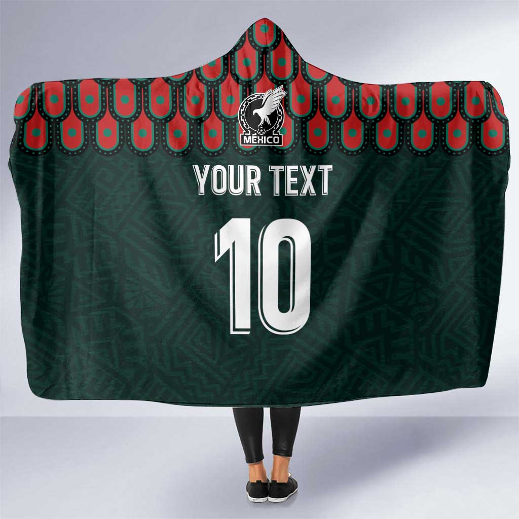 Custom Mexican Football Jersey Special Edition 2024 Hooded Blanket