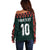 Custom Mexican Football Jersey Special Edition 2024 Off Shoulder Sweater - Wonder Print Shop