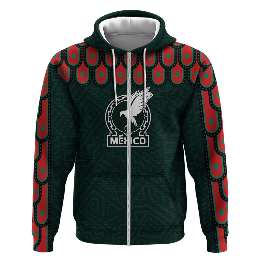 Custom Mexican Football Jersey Special Edition 2024 Zip Hoodie - Wonder Print Shop