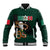 Personalized Mexican Culture Baseball Jacket Aztec Spirit Mexico with Eagle Emblem and Maya Ancient - Wonder Print Shop