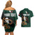 Personalized Mexican Culture Couples Matching Off Shoulder Short Dress and Hawaiian Shirt Aztec Spirit Mexico with Eagle Emblem and Maya Ancient