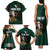 Personalized Mexican Culture Family Matching Tank Maxi Dress and Hawaiian Shirt Aztec Spirit Mexico with Eagle Emblem and Maya Ancient