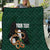 Personalized Mexican Culture Quilt Aztec Spirit Mexico with Eagle Emblem and Maya Ancient