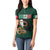 Personalized Mexican Culture Women Polo Shirt Aztec Spirit Mexico with Eagle Emblem and Maya Ancient