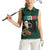 Personalized Mexican Culture Women Sleeveless Polo Shirt Aztec Spirit Mexico with Eagle Emblem and Maya Ancient