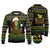 Jamaican Christmas Ugly Christmas Sweater - Rastafarian Lion with Xmas Elements Reggae Style - Wonder Print Shop