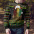 Jamaican Christmas Ugly Christmas Sweater - Rastafarian Lion with Xmas Elements Reggae Style - Wonder Print Shop