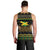 Jamaican Christmas Men Tank Top - Rastafarian Lion with Xmas Elements Reggae Style - Wonder Print Shop