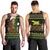 Jamaican Christmas Men Tank Top - Rastafarian Lion with Xmas Elements Reggae Style - Wonder Print Shop