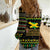 Jamaican Christmas Women Casual Shirt - Rastafarian Lion with Xmas Elements Reggae Style