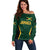 Custom Jamaican Cricket Jersey Special Edition 2024 Off Shoulder Sweater - Wonder Print Shop