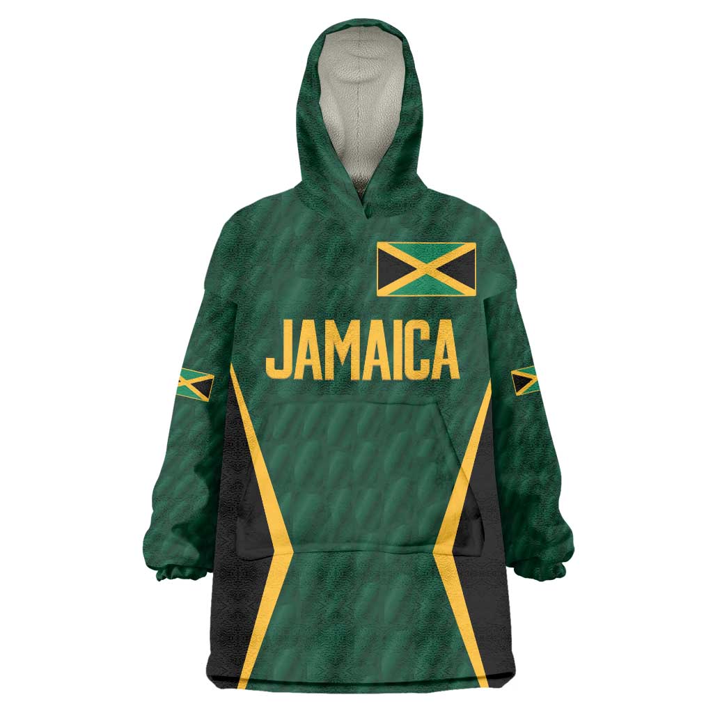 Custom Jamaican Cricket Jersey Special Edition 2024 Wearable Blanket Hoodie - Wonder Print Shop