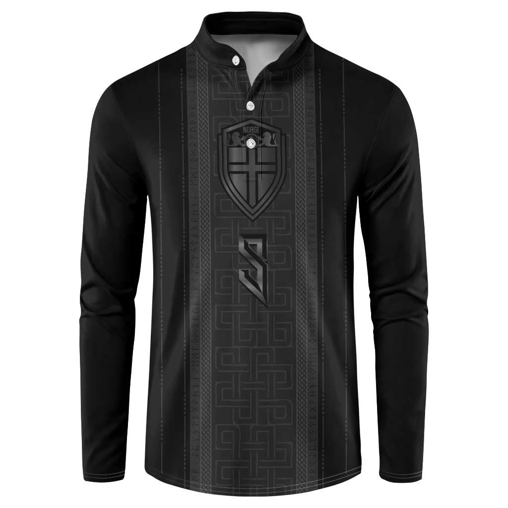 Custom Norwegian Football Button Sweatshirt Runic and Nordic Motifs - Wonder Print Shop