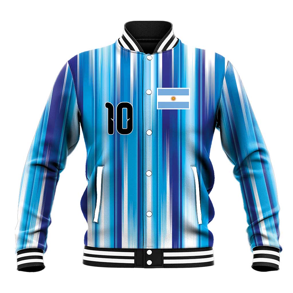 Custom Argentina Football Baseball Jacket La Albiceleste 2026 - Wonder Print Shop